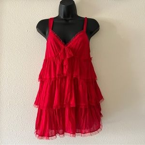 Victorias Secret Red Babydoll Lingerie